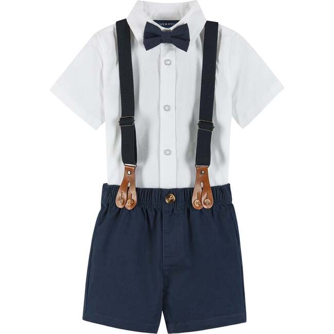 Infant Short Sleeve Suspender Set