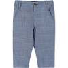 Infant Plaid Buttondown and Pants Set - Orange and Blue - Mixed Apparel Set - 4