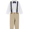 Infant Long Sleeve Suspender Set - Mixed Apparel Set - 1 - thumbnail