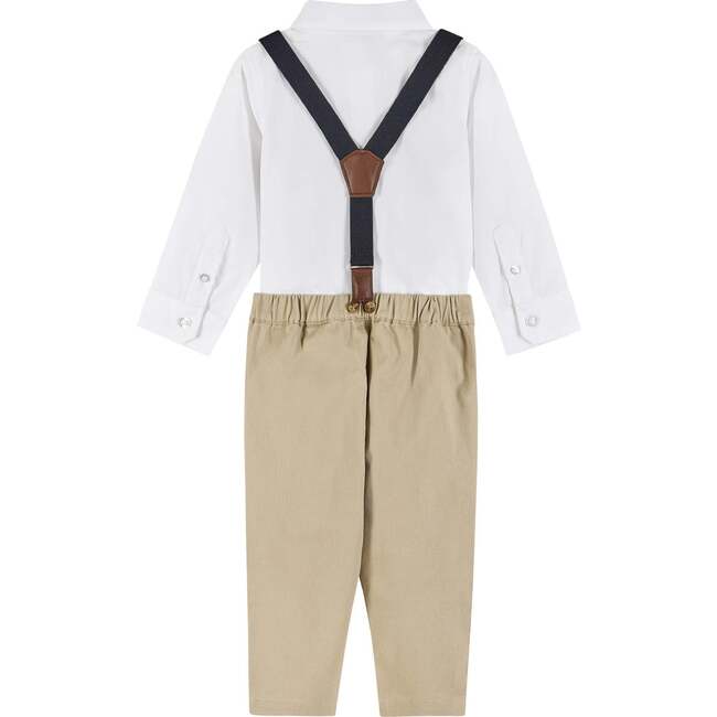 Infant Long Sleeve Suspender Set - Mixed Apparel Set - 2