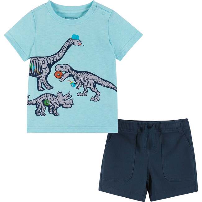 Infant Dinosaur SnackTee & Ripstop Shorts Set