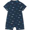 Infant Infant Polo Romper - Shark Print - Rompers - 2