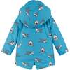 Infant Blue Shark Print Raincoat - Raincoats - 2