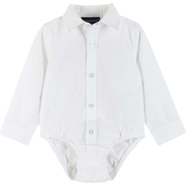 Infant Four Piece Buttondown and Vest Set, Navy - Suits & Separates - 4
