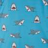 Infant Blue Shark Print Raincoat - Raincoats - 3