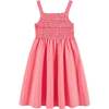 Gingham Three-Tier Dress (7-16 Years), Multicolor Neon - Dresses - 1 - thumbnail