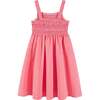 Gingham Three-Tier Dress (7-16 Years), Multicolor Neon - Dresses - 2