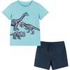 Dino Graphic Tee & Ripstop Shorts Set - Mixed Apparel Set - 1 - thumbnail