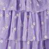 Purple Floral Ruffle Tiered Dress - Dresses - 3