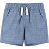Chambray Drawstring Short - Shorts - 1 - thumbnail