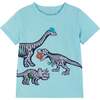 Blue Dino Snack Graphic Tee - T-Shirts - 1 - thumbnail