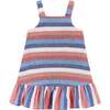 Americana Striped Chambray Dress w/Ruffle & Bow Details - Dresses - 1 - thumbnail