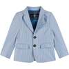 Two-Piece Chambray Stripe Suit Set - Suits & Separates - 2