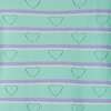 Aqua Heart Knit Short Set - Mixed Apparel Set - 3