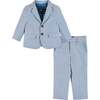 Infant Two-Piece Chambray Stripe Suit Set - Suits & Separates - 1 - thumbnail