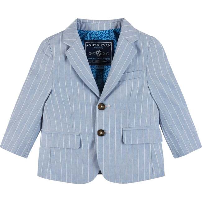 Infant Two-Piece Chambray Stripe Suit Set - Suits & Separates - 2