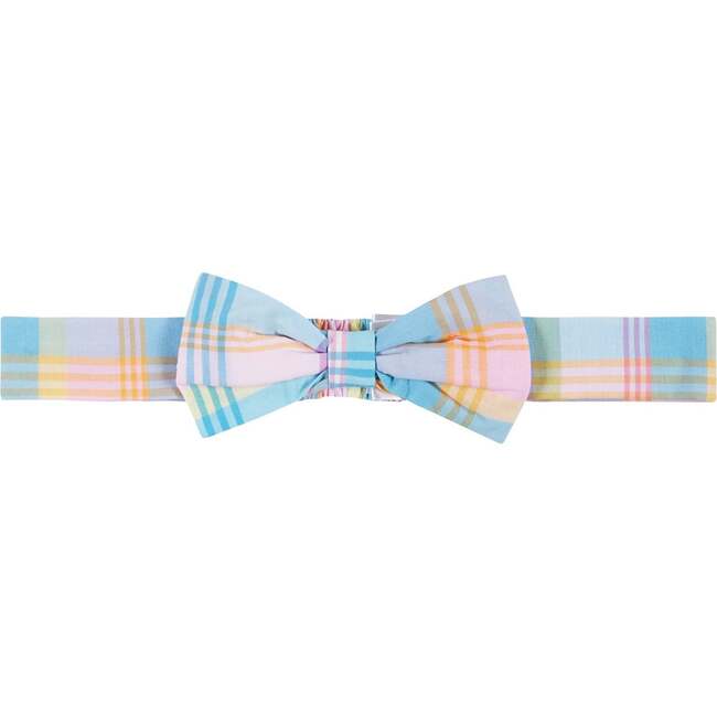 Infant Multi Plaid Babydoll Dress w/Bow Detail - Dresses - 4