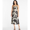 Women's Neema Dress, Black/Cream - Dresses - 2