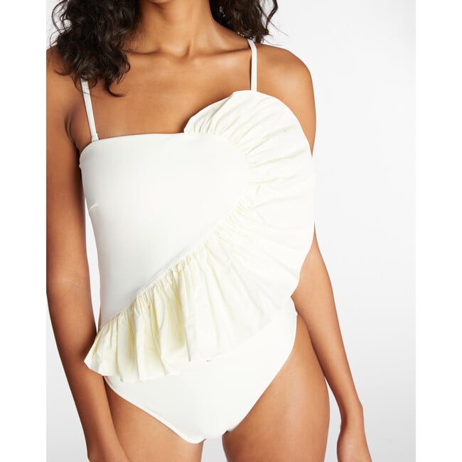 Women's Sarita One-Piece, Cream - One Pieces - 3