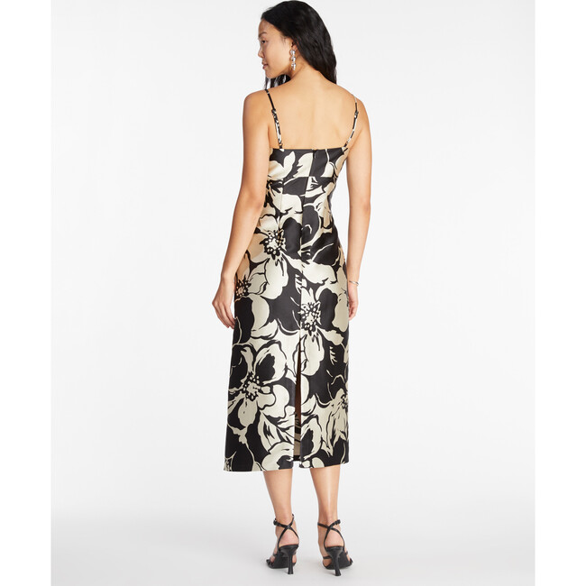 Women's Neema Dress, Black/Cream - Dresses - 4