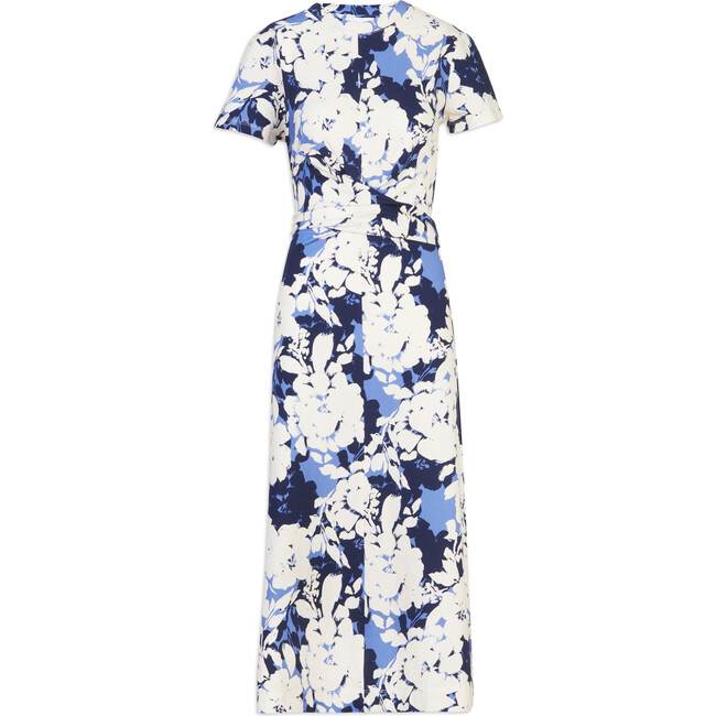 Women's Mac Dress, Azure Blue Shadow Blossom Multi