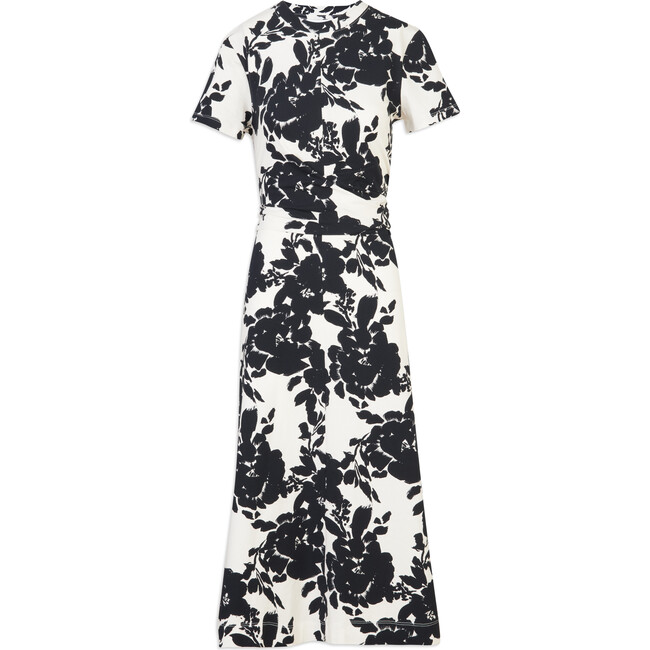 Women's Mac Dress, Cream/Black Shadow Bloom Multi
