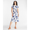 Women's Mac Dress, Azure Blue Shadow Blossom Multi - Dresses - 2