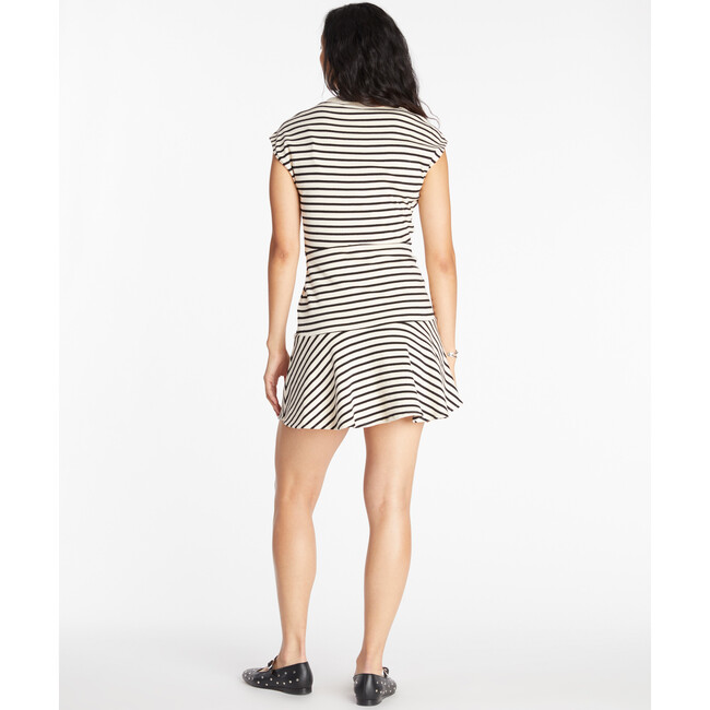 Women's Maeve Dress, Cream/Black - Dresses - 4
