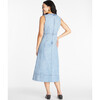 Women's Marion Dress, True Blue Acid Indigo - Dresses - 4