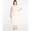 Women's Short Sleeve Aurora Dress, Cream - Cover-Ups - 4