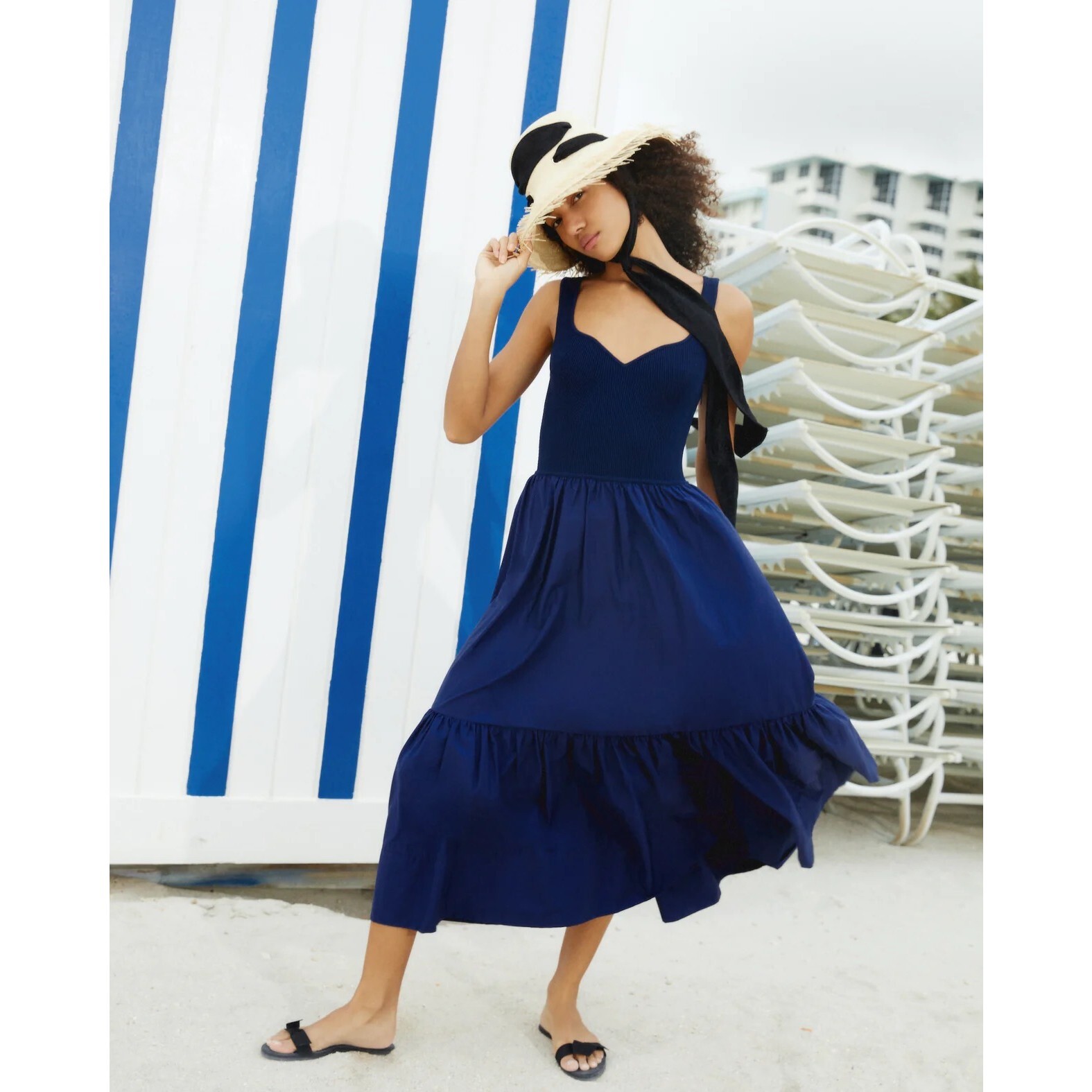 Women's Josephina Dress, Maritime Blue - Tanya Taylor Dresses | Maisonette