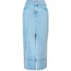 Women's Christina Skirt, True Blue Acid Indigo - Skirts - 1 - thumbnail