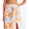 Women's Elora Sarong, Electric Peach Multi Scattered Peony - Cover-Ups - 3