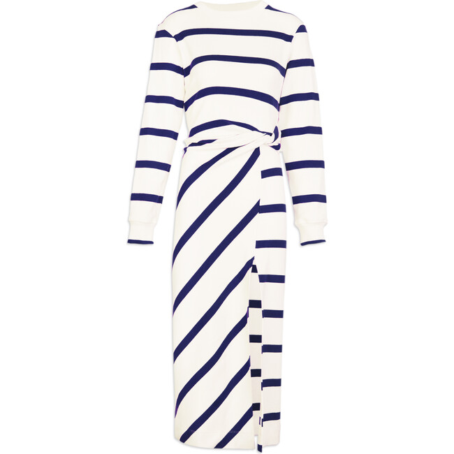 Women's Cody Dress, Cream/Maritime Blue