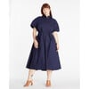 Women's Elza Dress, Maritime Blue - Dresses - 3