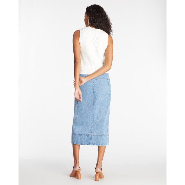 Women's Christina Skirt, True Blue Acid Indigo - Skirts - 4