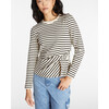 Women's Carlita Top, Cream/Black - T-Shirts - 3