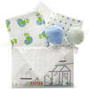 Swaddles and Socks New Baby Gift Set, Blue - Mixed Gift Sets - 1 - thumbnail