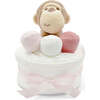 Morris Monkey Diaper Cake, Pink - Mixed Gift Sets - 1 - thumbnail