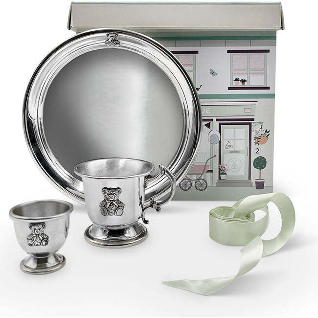 Little Treasures Pewter Breakfast Set with Cup