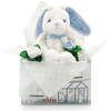 Personalized Bunny and Buds New Baby Gift Set, Blue - Mixed Gift Sets - 1 - thumbnail