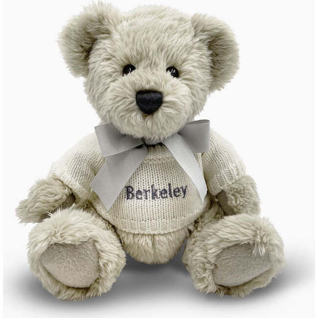 Personalized Berkeley Bear, White