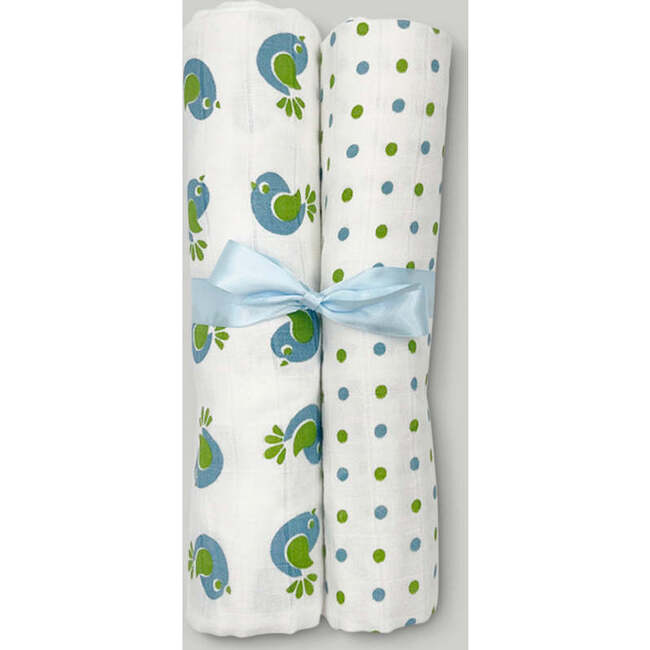 Swaddles and Socks New Baby Gift Set, Blue - Mixed Gift Sets - 4