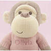 Personalized Morris Monkey Soft Toy With Baby Pyjamas, Pink - Mixed Gift Sets - 3