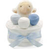 Little Lamb Diaper Cake, Blue - Mixed Gift Sets - 1 - thumbnail