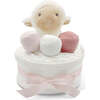 Little Lamb Diaper Cake, Pink - Mixed Gift Sets - 1 - thumbnail