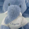 Personalized Esme Elephant Soft Toy With Snuggle Wrap, White - Mixed Gift Sets - 4