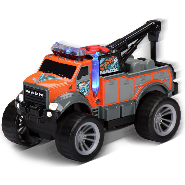 Mack Friction Light and Sound Tow Truck Play Vehicle