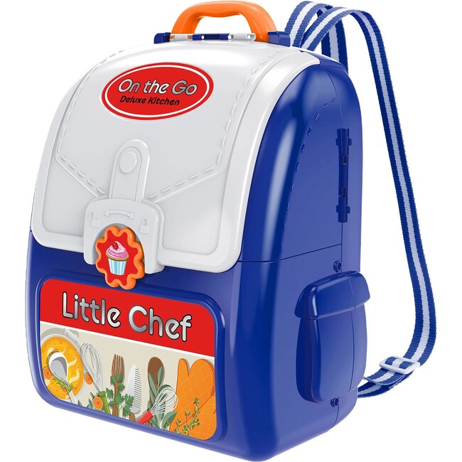 On the Go Backpack Pretend Play Cooking Set w/ Accessories - Play Kits - 2
