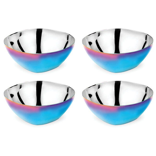 Smart Snacking Bowls, Iridescent Blue  (Set of 4)